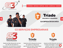 Tablet Screenshot of g3servicos.com.br